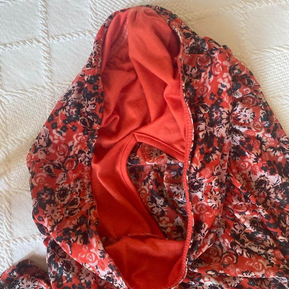 Free People Floral Long-Sleeve top - Picture 4 of 6